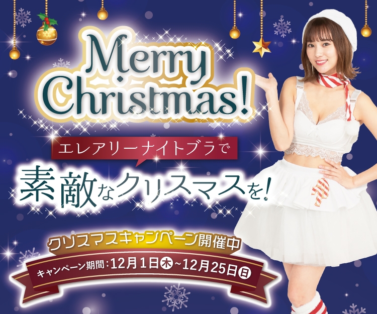 【期間限定キャンペーン開催】累計50万枚(※)を販売したバストケアブランド 「エレアリーナイトブラ」のクリスマス限定キャンペーン開催