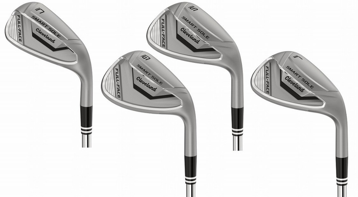 「クリーブランド SMART SOLE FULL-FACE ウエッジ」(左からC-TYPE、G-TYPE、S-TYPE、L-TYPE)
