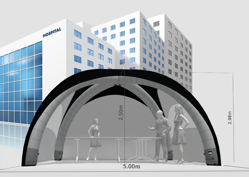 ドイツ製 X GLOO(エックスグロー)緊急時用サージテント 危機的状況