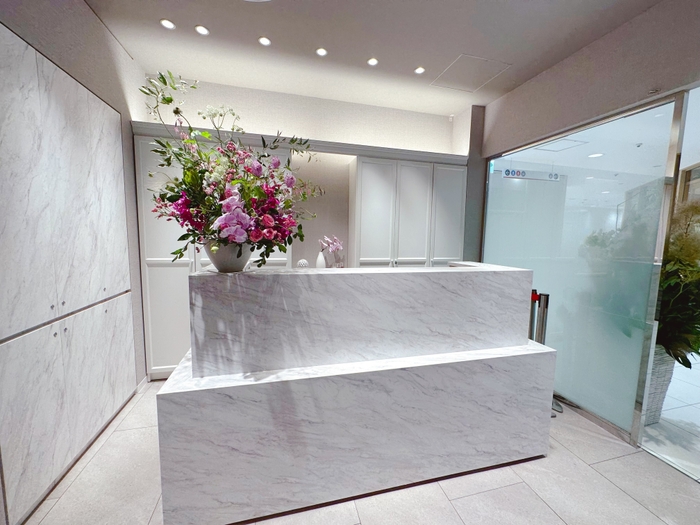 ダンディハウス 津田沼ビート店 受付カウンター