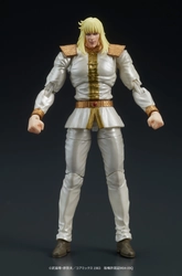 不朽の名作『北斗の拳』より、“KING”こと「シン」と、 “拳法殺し”の肉体を持つ「ハート」がセットで、 アクションフィギュア化！！！2024年10月発売予定