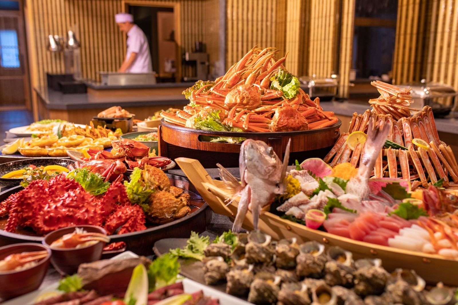 蟹づくしメニューを取り揃えたビュッフェ(※イメージ)