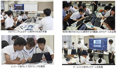 ICT・プログラミングの活用により 地域活性化を目指す教育プログラムを 南海電鉄沿線の和歌山市加太地域で実施 ～中学生によるゲーム制作を通じた 地域学習・魅力発信～