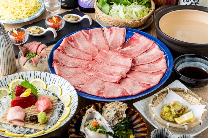 牛タンしゃぶしゃぶコース / 7,700円(税込)