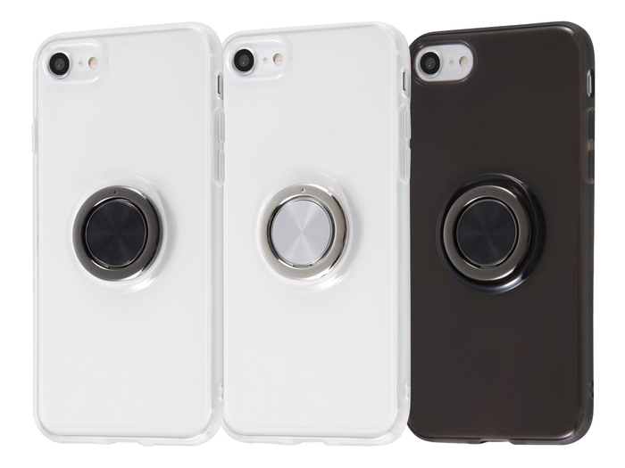 TPUソフトケース リング付 カラー