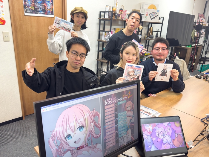 意見を出し合い楽しく制作しています!