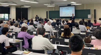  近畿大学農学部公開講座を、道の駅「クロスウェイなかまち」で開催　「釣って良し、食べて良し、ワカサギの新しい増やし方」　「不老・長寿は不可能ではない!?」