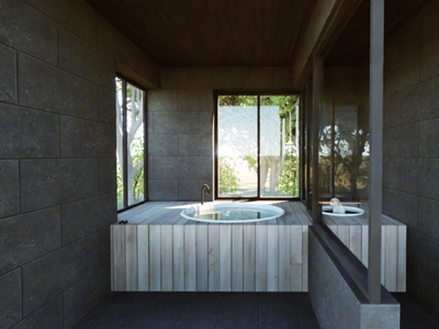 愛犬専用湯舟付きの貸切風呂　※イメージ