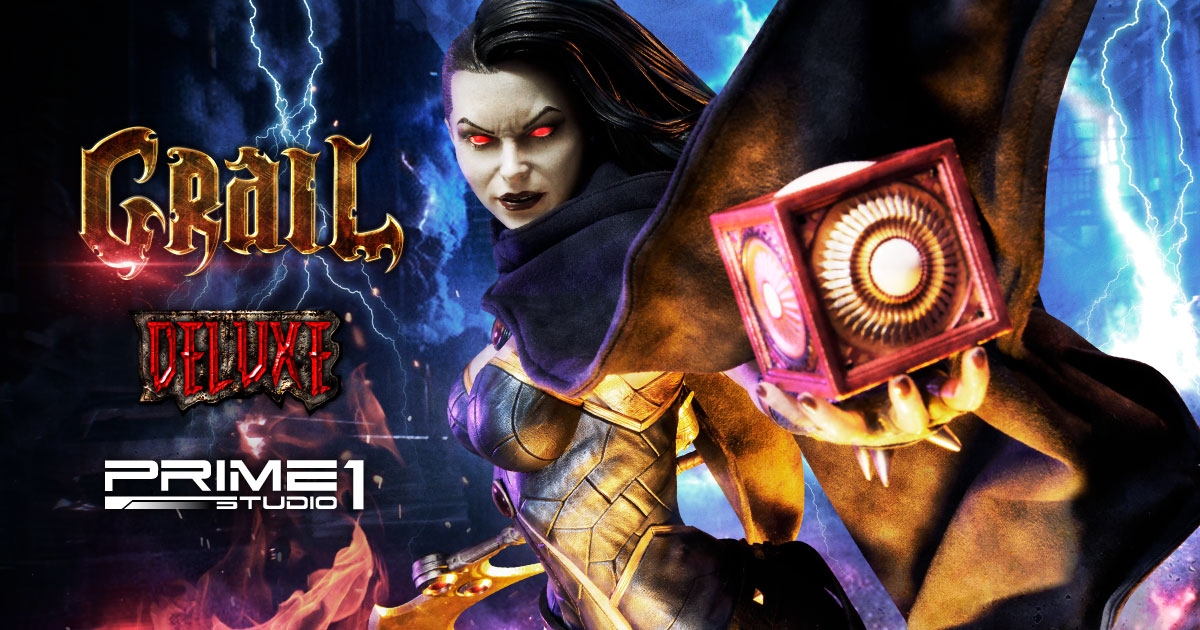 【ジャスティスリーグ】DCコミック最大・最強ヴィランの一人「ダークサイド」の娘、『グレイル』がスタチュー化!