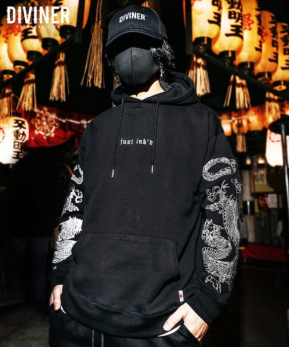 Just Ink’d Hoodie(ブラック/ホワイト)