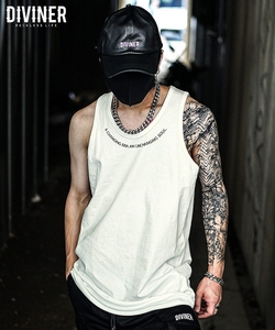 HemLogoTanktop（オフホワイト/グレー）