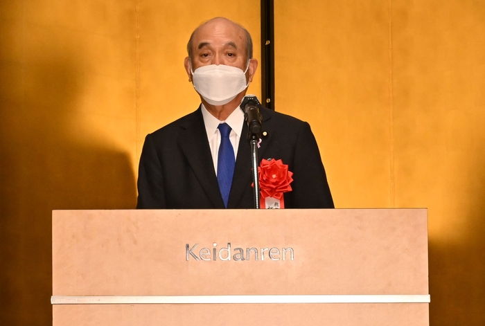 ご来賓挨拶(総務副大臣 柘植芳文様)