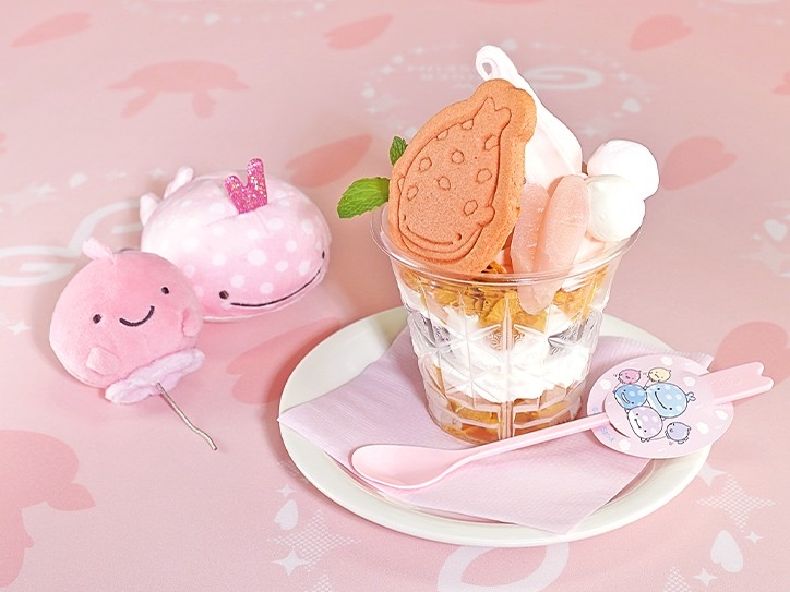 【じんべえさんとふうせんうお】 じんべえさんニュージンジャーパフェ