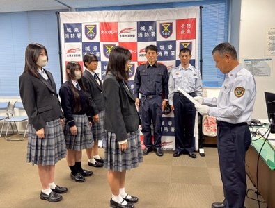 感謝状贈呈の様子