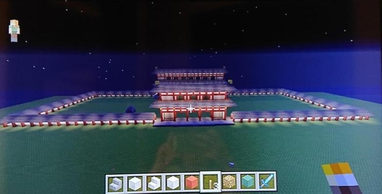 生徒作品例:平城京の門だけ