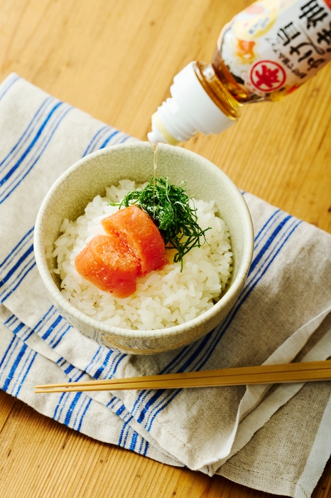 使用例:明太子ごはん