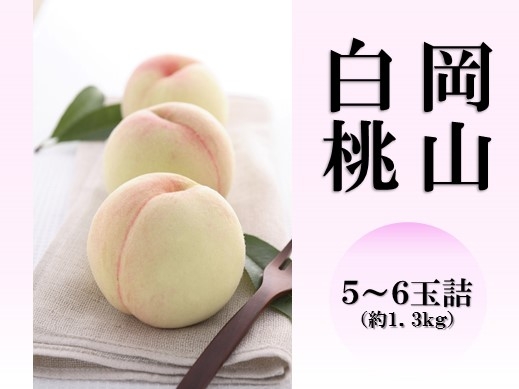 週替わり企画!各産地の桃が当たるキャンペーン”の第2週目のプレゼント「岡山白桃」
