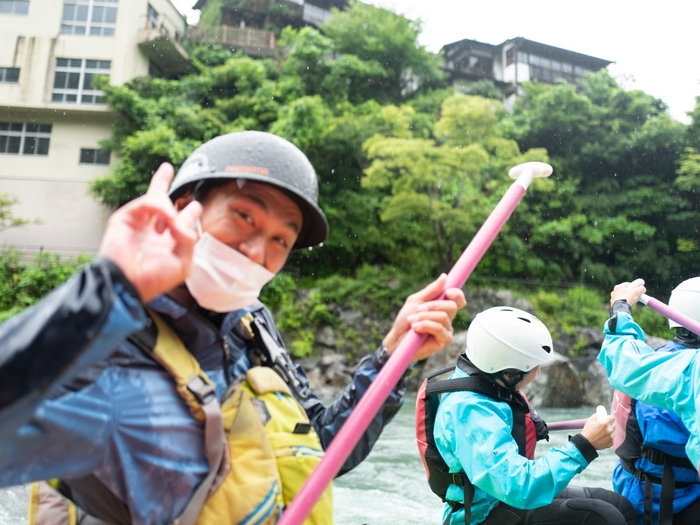 インストラクターもいつも以上にはしゃいでます!