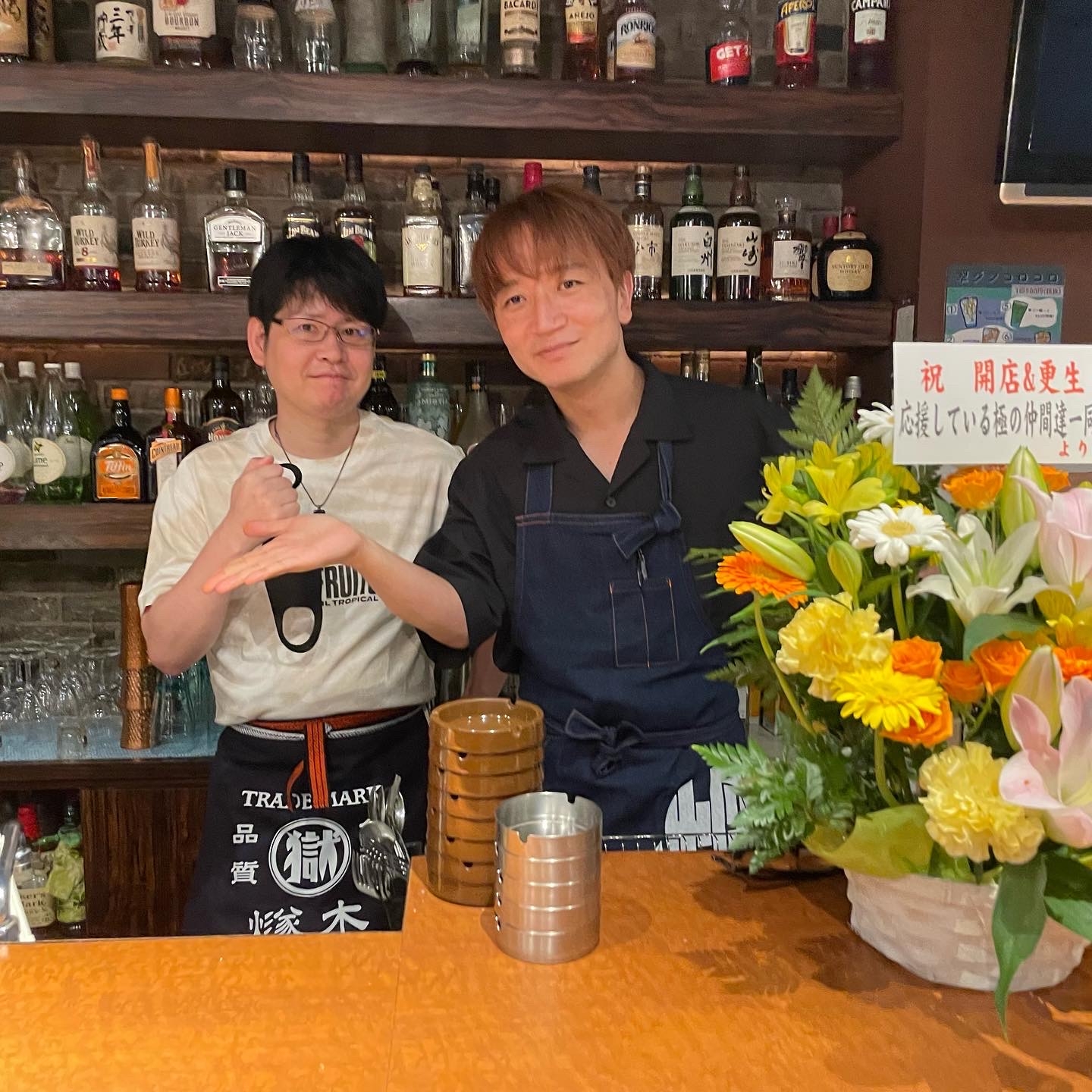 フナイムさん(右)とご親友