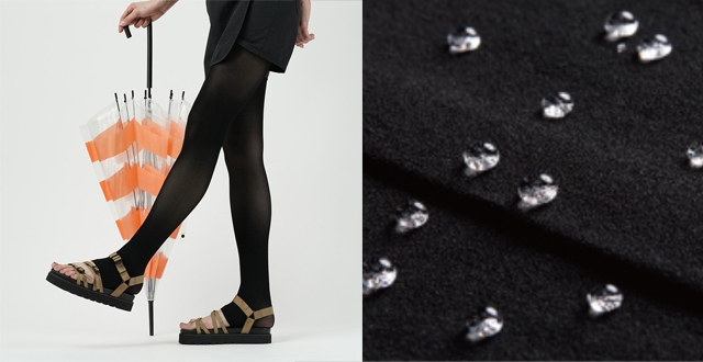 「Tuché(トゥシェ)」水をはじいて雨の日でも快適! 撥水レギンス新発売