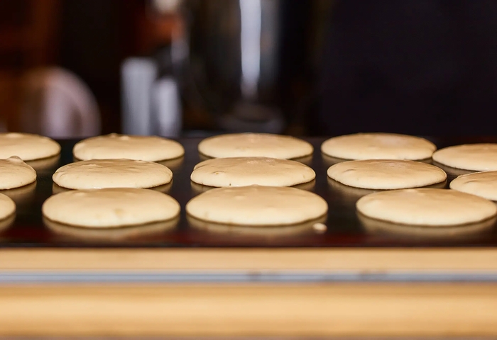 ふっくら焼きあがる皮