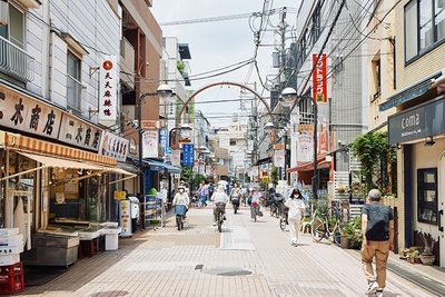 駒込の染井銀座商店街。昭和レトロな雰囲気も魅力（提供：豊島区）