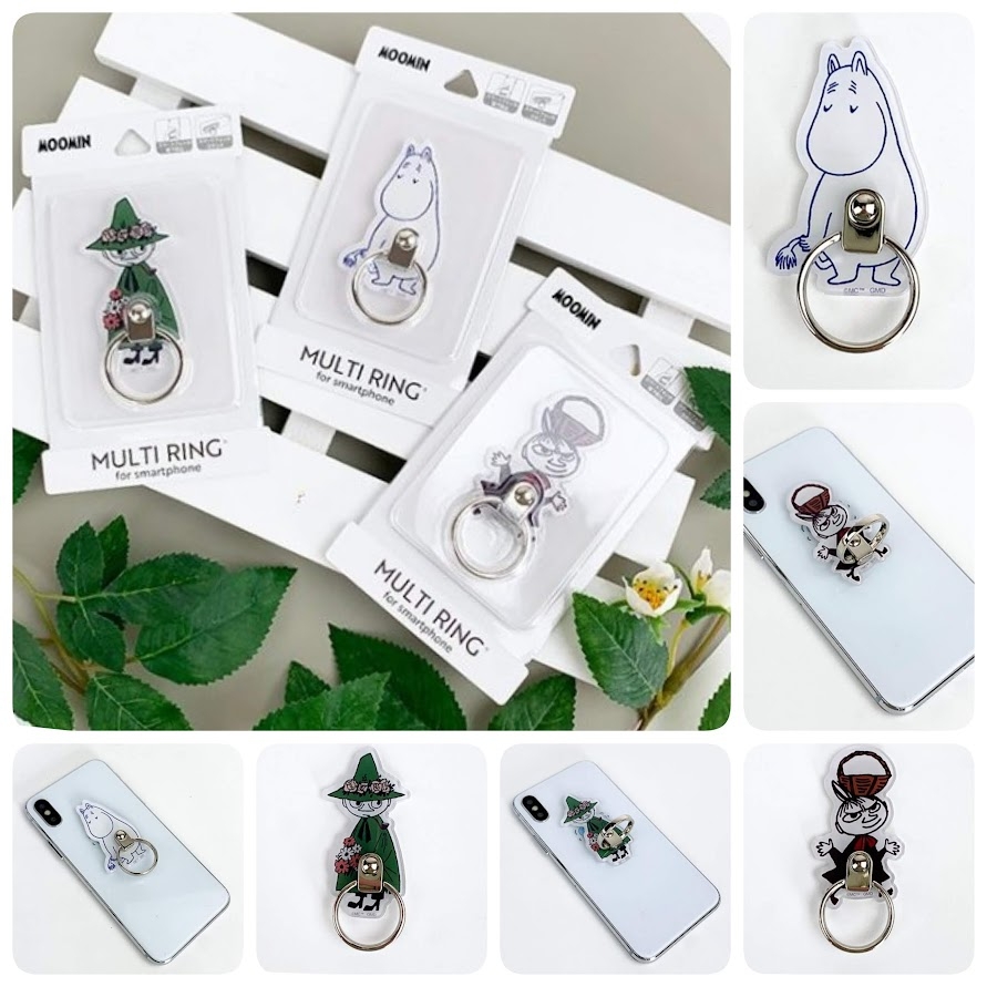 一度使ったら手放せない！？北欧のシンプル可愛いムーミンのスマホリングでその便利さを体験してみて☆