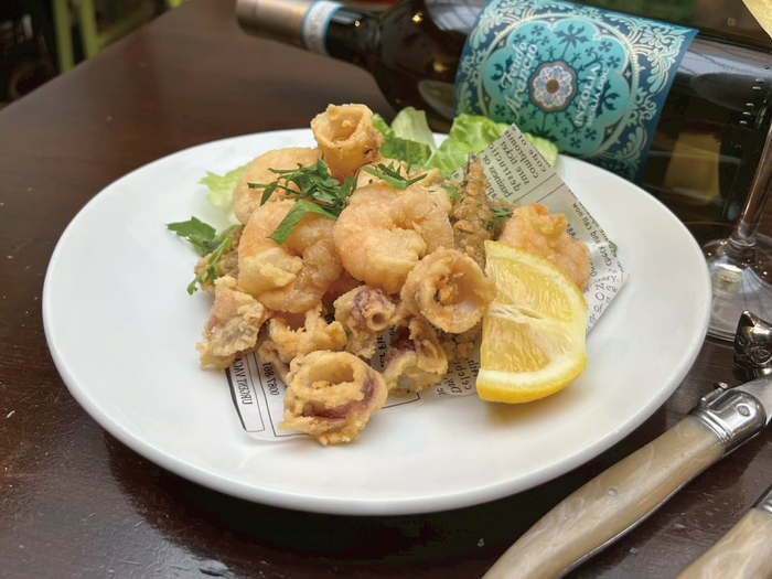リモンチェッロハイボールに合う『海の恵み魚介フリット』