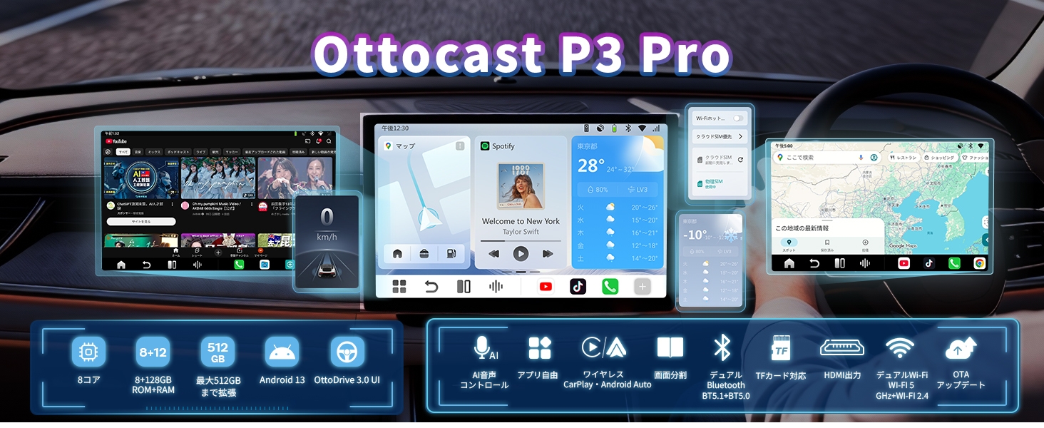 Ottocast、車載デバイスの割引キャンペーンを1月31日まで実施 新年を機