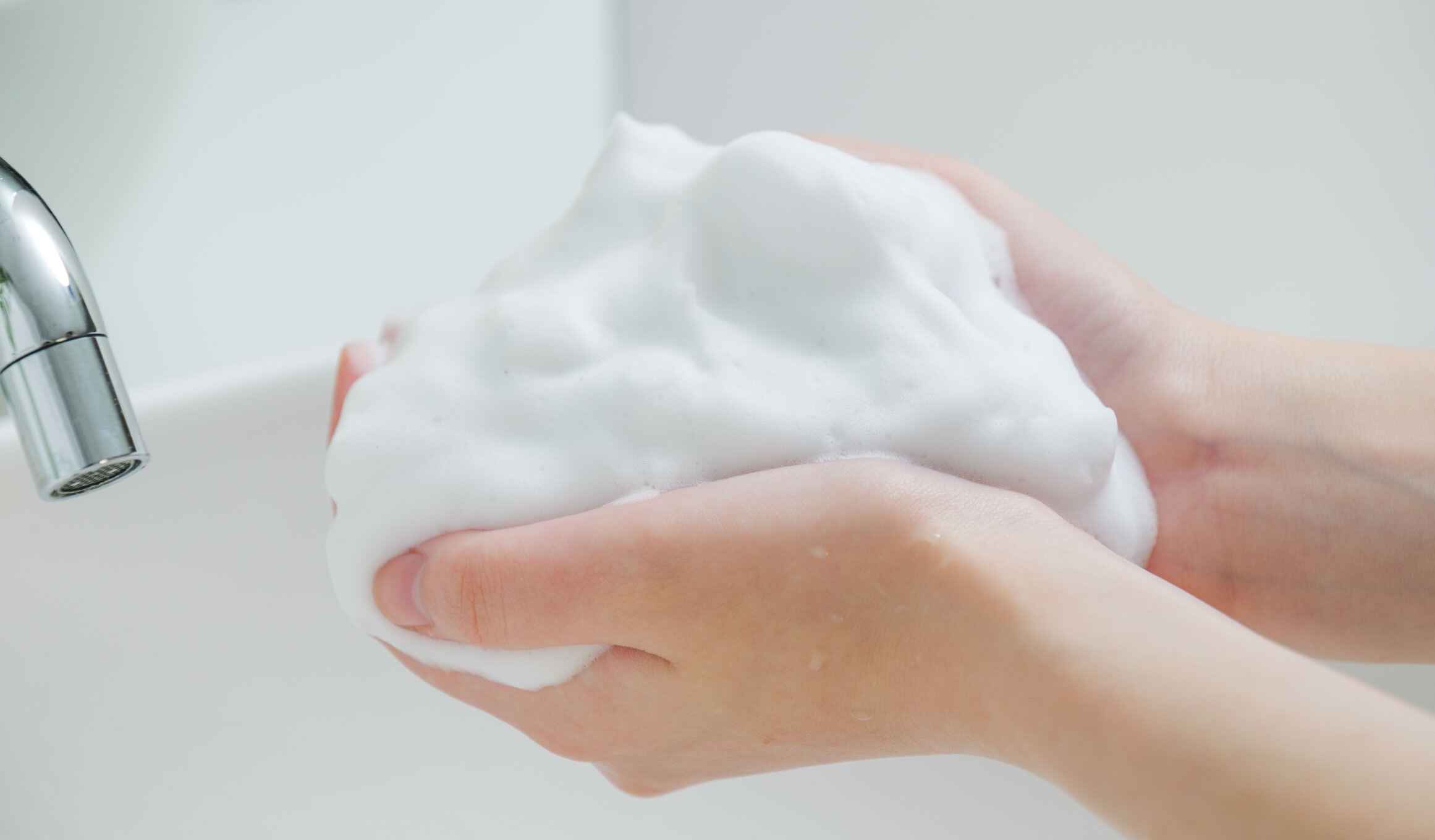 濃密泡で摩擦レス!