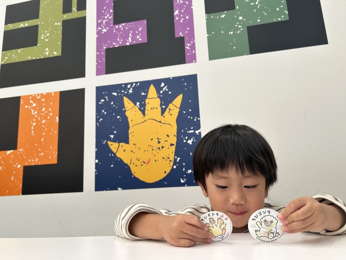 ▲自分だけの缶バッジを作ろう!