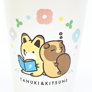 タヌキとキツネのタンブラー