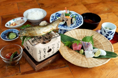 ▲初夏限定の「宴懐石御膳」