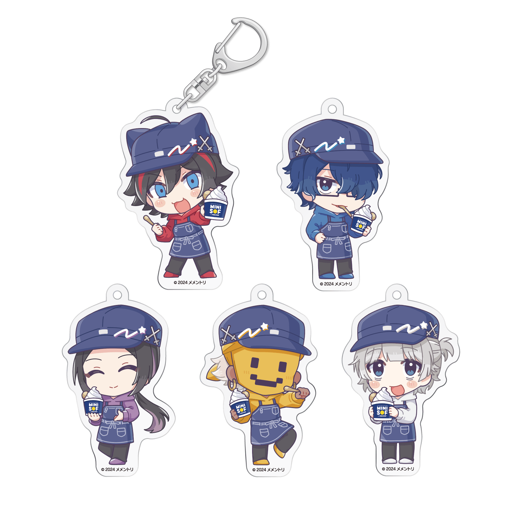 アクリルキーホルダー 全5種 イメージ画像