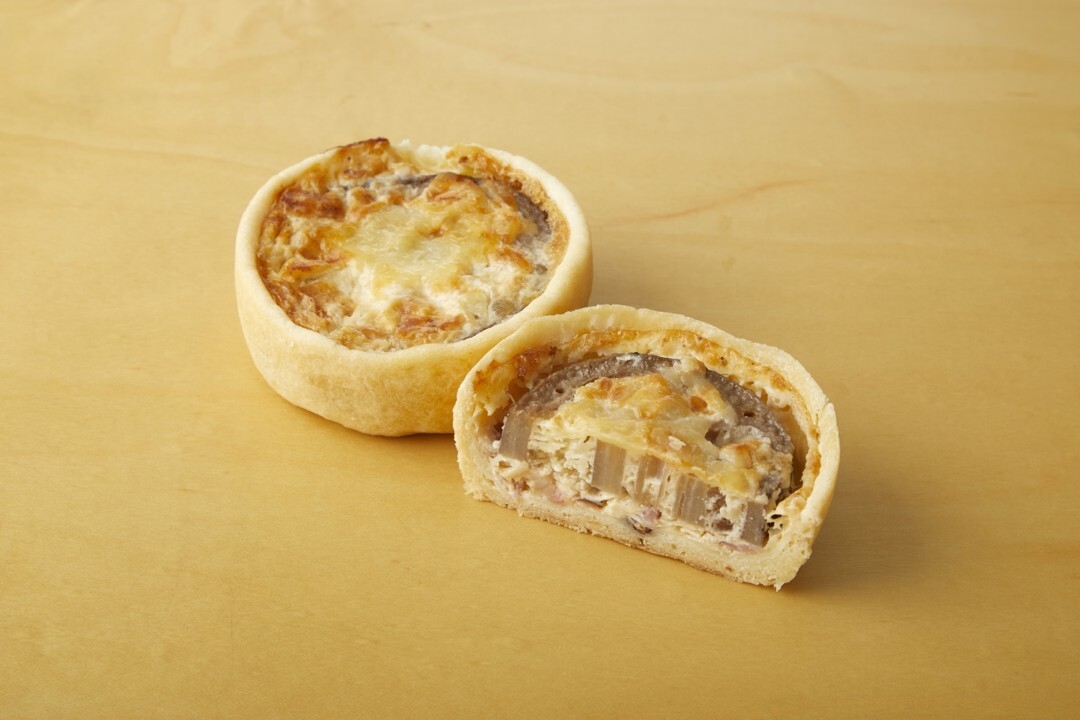 茨城県産れんこんステーキのキッシュ