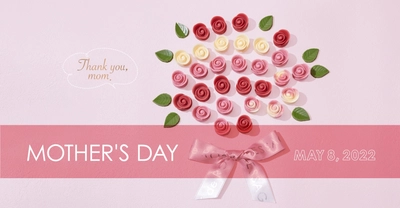 薔薇モチーフのチョコレート“メサージュ・ド・ローズ”　 母の日におすすめのギフト商品を販売開始