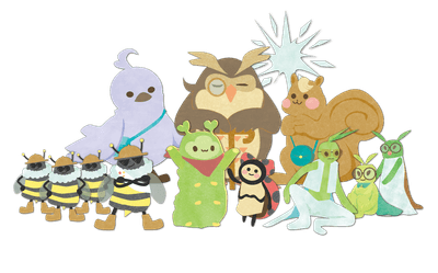 各地で出会う個性豊かなキャラクターたち