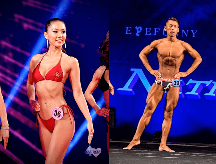 《左:ベストボディ・ジャパン3位のHakoトレーナー/右:サマースタイルアワード2位のKENTAトレーナー》