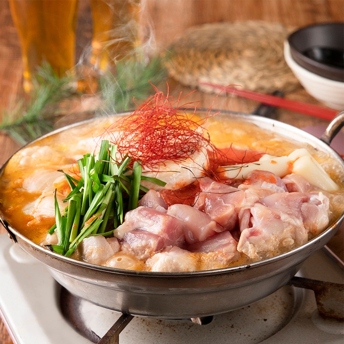 ねばりと辛みに悶絶!キムチ×カマンベールチーズ×明太子×とろろ鍋