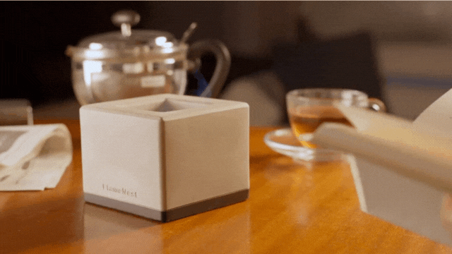 冬はお手軽暖炉に