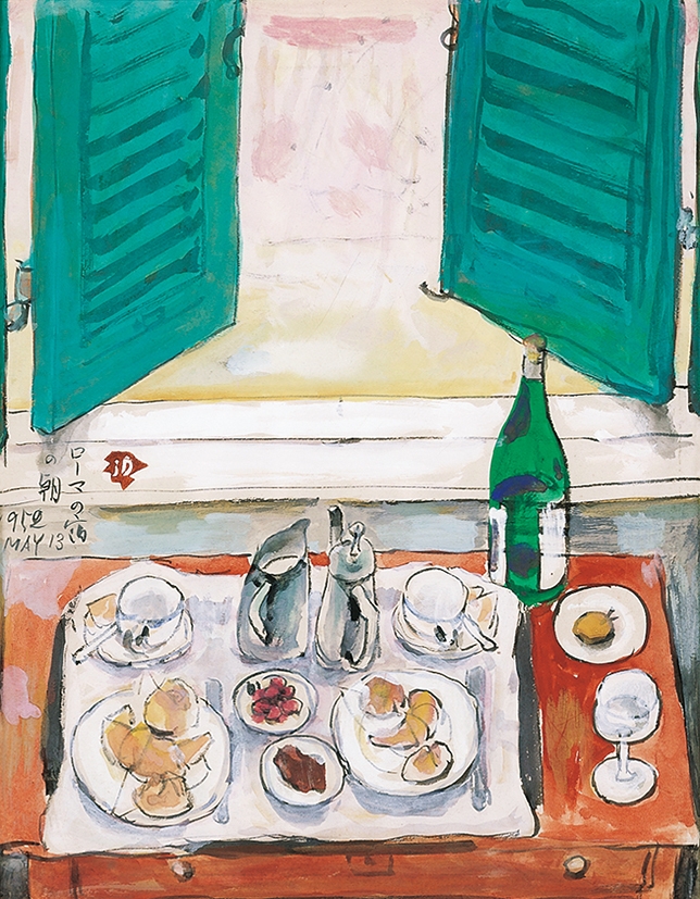 堂本印象 《ローマの宿の朝》 1952年 京都府立堂本印象美術館蔵