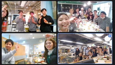 【開催報告】シェアオフィス「billage」7周年記念パーティーを 全国4拠点でオンライン開催