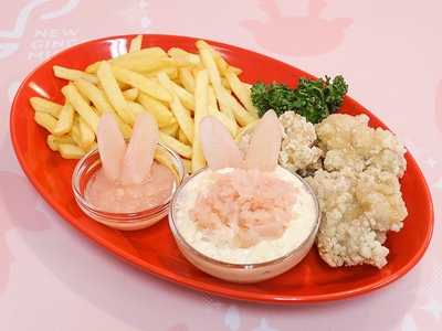 【タルタル増量】ポテから with 岩下の新生姜タルタル＆ピンクの岩下の新生姜ソース　670円