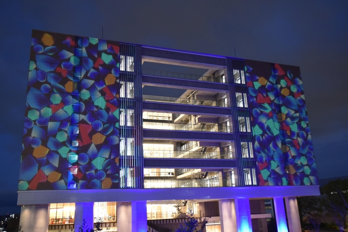 幻想的な光の映像