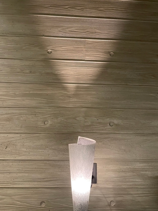 立体感ある木目模様(コンクリート施工例)