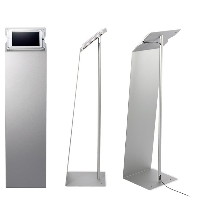 無人受付案内用　iPadフロアスタンド「T3」