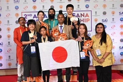 2025年にインド・デリーにて開催されたアジア大会の様子。日本チームは2位を獲得。