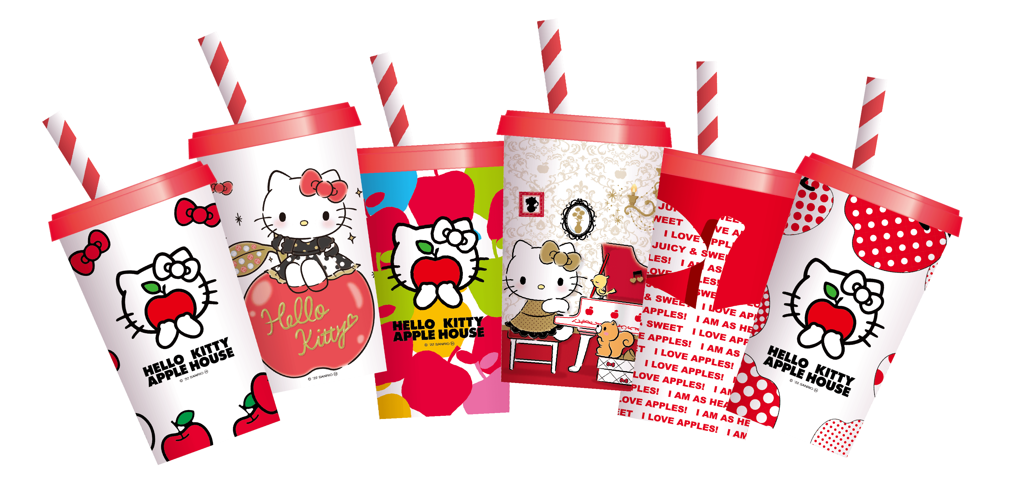 ▲スーベニアボトル付きドリンク(全6種) 各1,200円(税込)