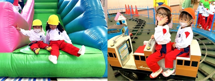 令和3年(2021年)に開催した移動遊園地の様子