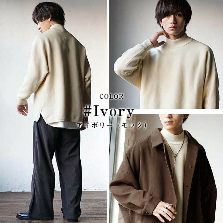 MinoriTY ORIGINAL サイドスリットミラノリブビッグニット